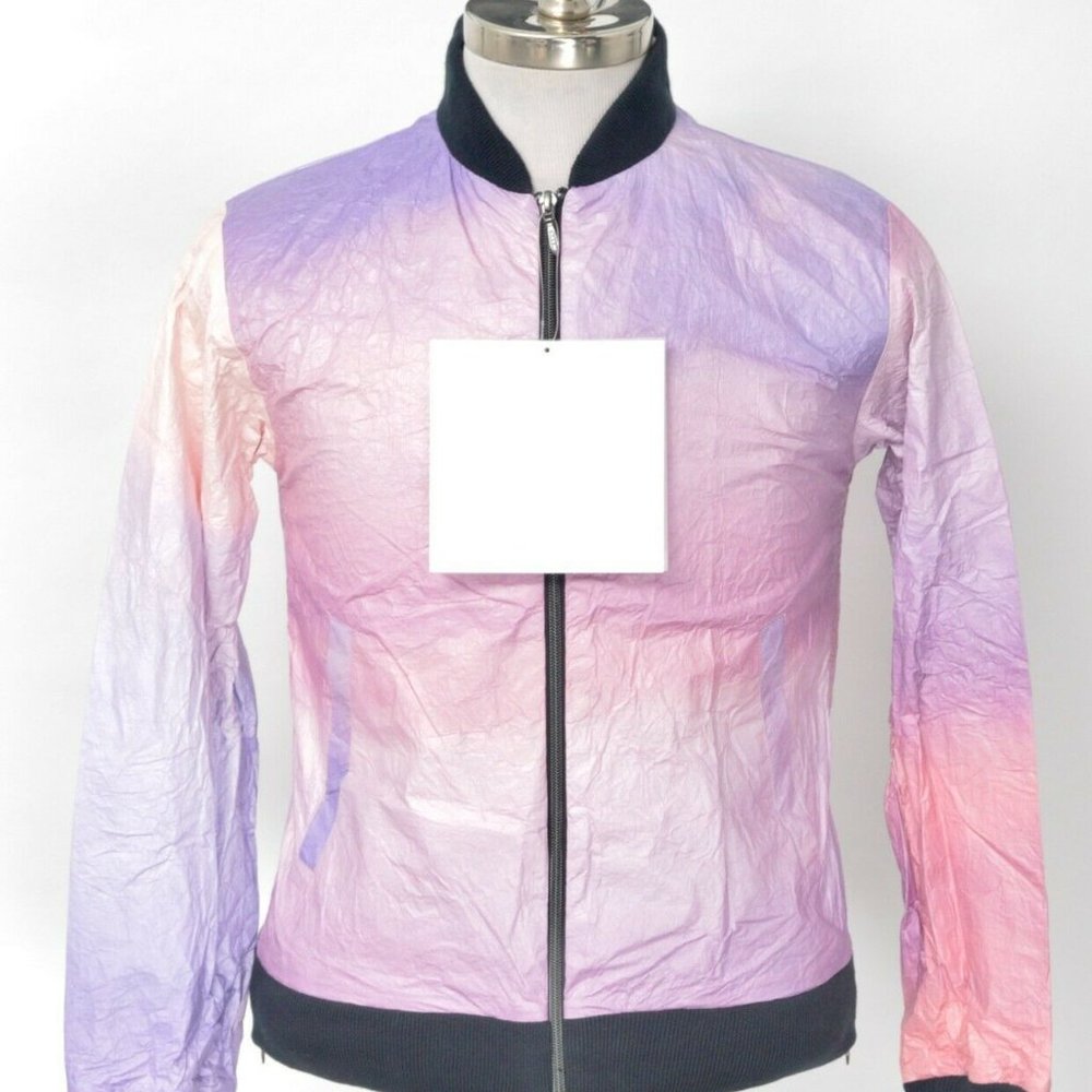 FUMITO GANRYU Japan Pink Sky Landscape Functional Beauty Bomber Jacket 3 Fits L